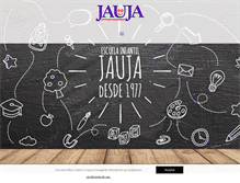 Tablet Screenshot of escuelajauja.com